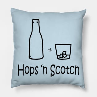 Hops 'n Scotch Pocket Pillow