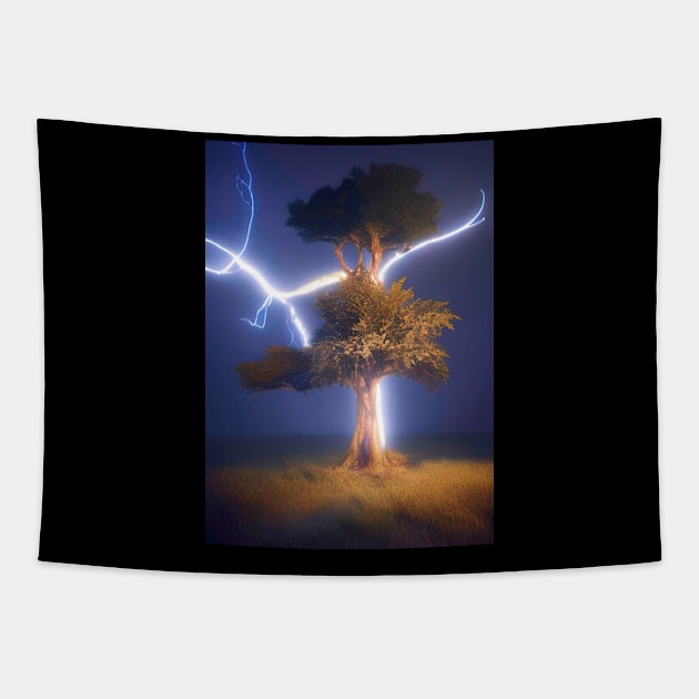 The Lighting Tree. Tapestry by SALOX