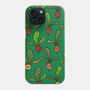 Cute and Colorful Radish Pattern Phone Case