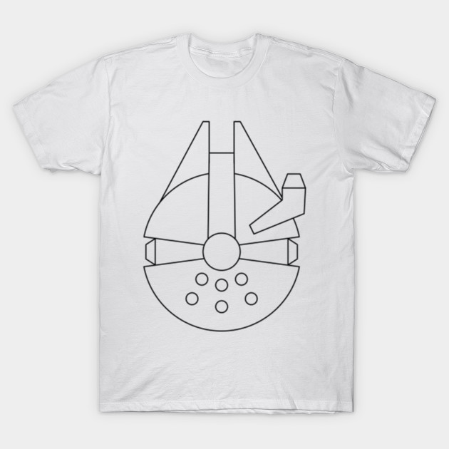 Star Wars Millennium Falcon Simple Graphic