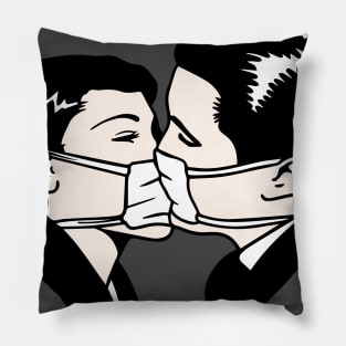 covid kiss Pillow