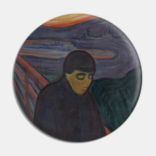 Despair by Edvard Munch Pin