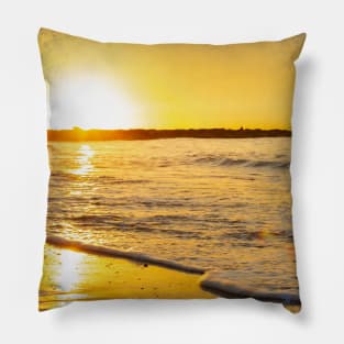 Amanecer en la playa Pillow