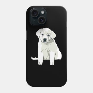 Baby Akbash dog , cute puppy, great pyrenees baby, akbash baby dog australia Phone Case