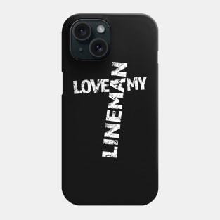 Love my lineman pole worker Phone Case