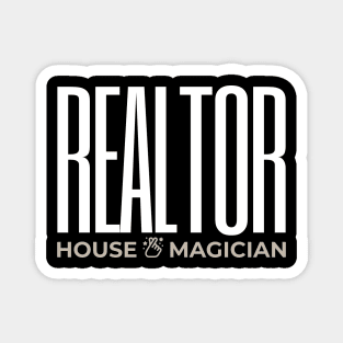 Real Estate House Magician Magnet