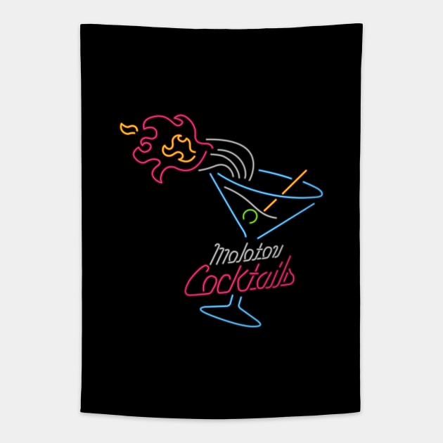 Molotov cocktail Tapestry by rodrigobhz