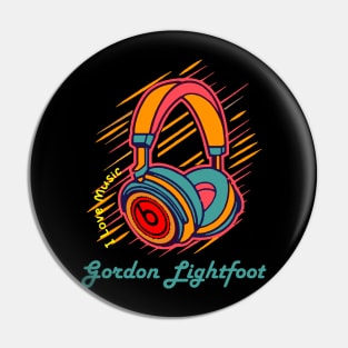 Gordon Lightfoot Exclusive Design Pin