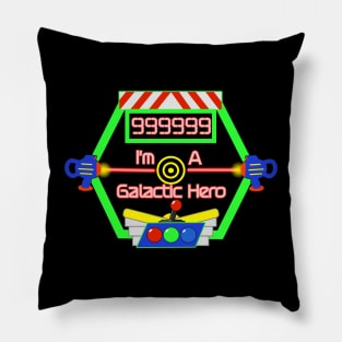 Galactic Hero High Score Theme Park Ride Pillow