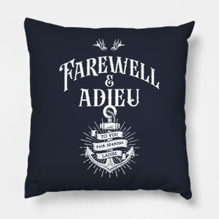 Captain Quint from Jaws sea shanty Pillow