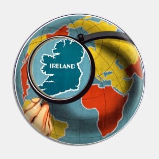 Vintage Travel Poster Ireland Round the globe but first see Pin