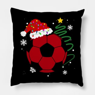 Buffalo Red Plaid Soccer Ball Christmas Sport Xmas Pajama Pillow