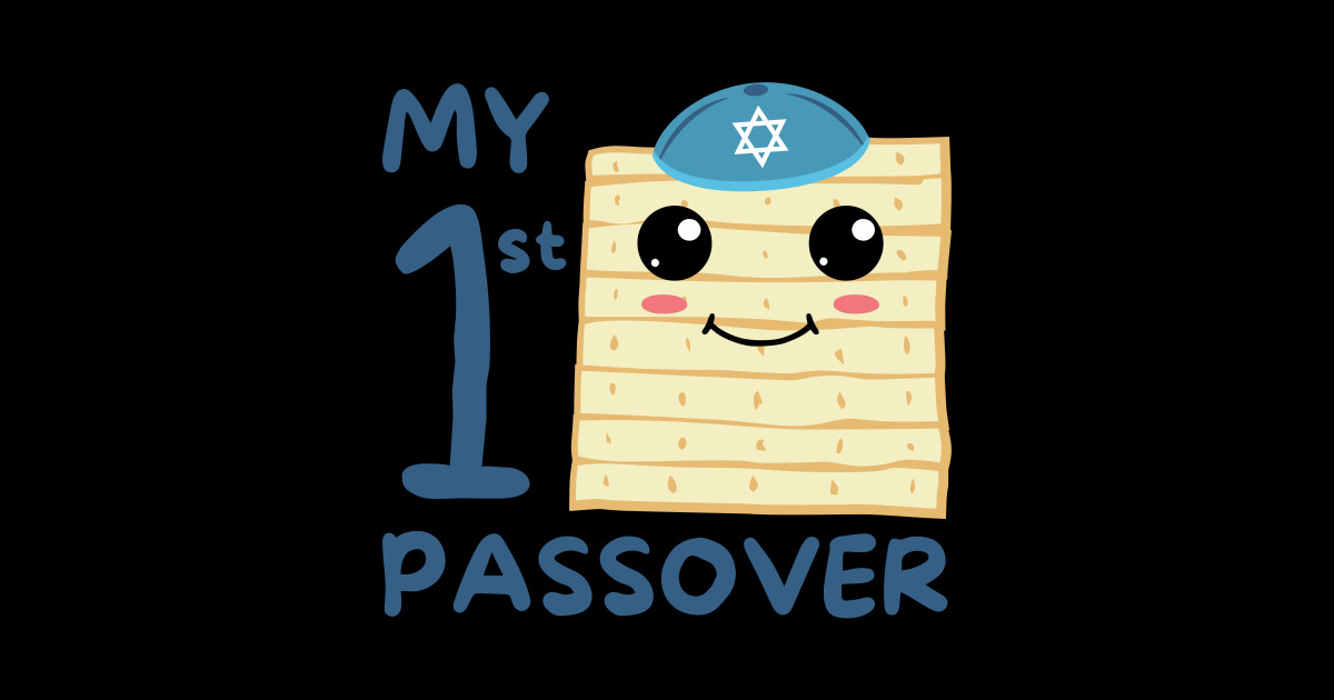 My First Passover - Cute Kawaii Matzah - Boy - Passover - Sticker ...