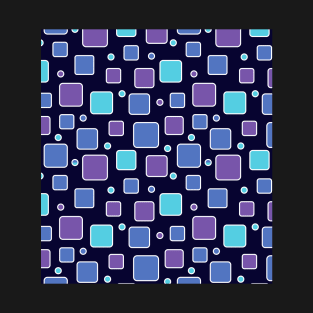 Blue and violet squares T-Shirt