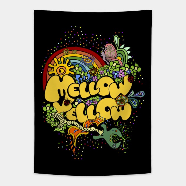 Mellow Yellow Tapestry by HelenaCooper