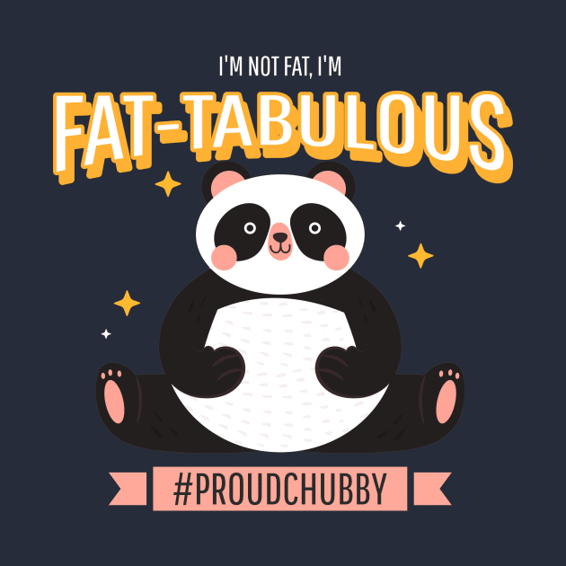 Chubby Panda by Tip Top Tee's