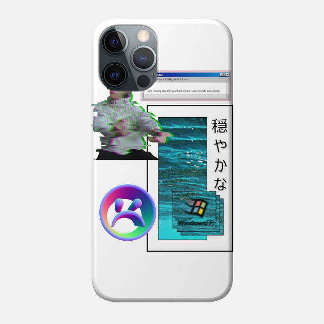 Yung lean Vaporwave aesthetics - Nerd - Phone Case