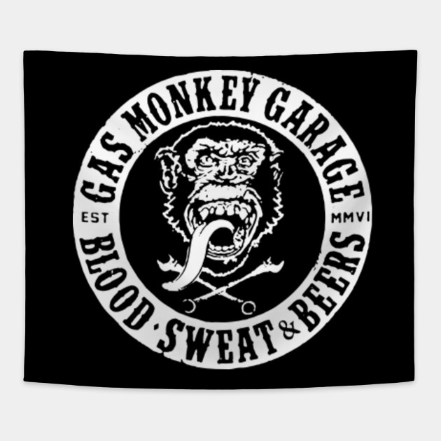 Official Gmg Gas Monkey Garage Blood Sweat And Beer T Shirts