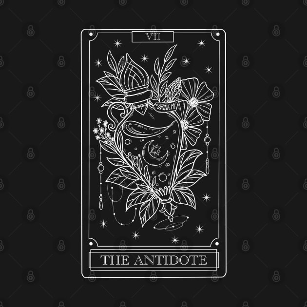 The Antidote Card - White Version by Nightly Crafter