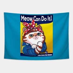 Meow Can Do It Tapestry