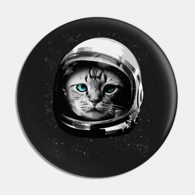 Space Cat Pin by NineBlack