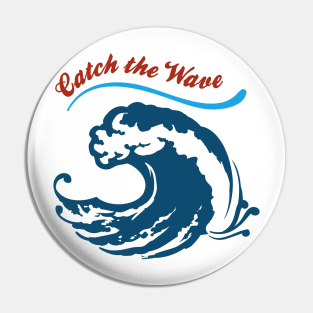 Catch the Wave emblem Pin