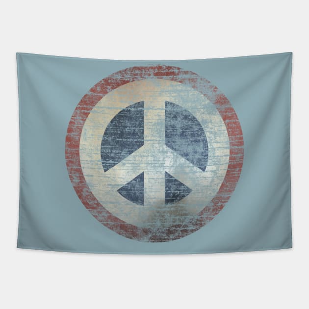 RETRO PEACE SIGN Tapestry by BG305