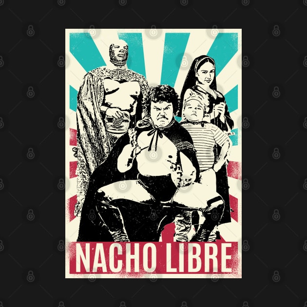 Vintage Retro Nacho Libre by Bengkel Band