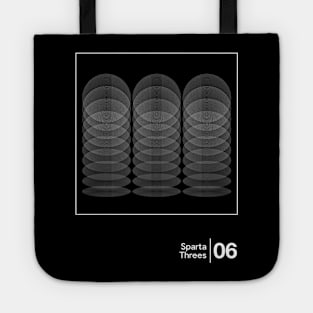 Sparta - Threes / Minimal Style Graphic Artwork Design Tote