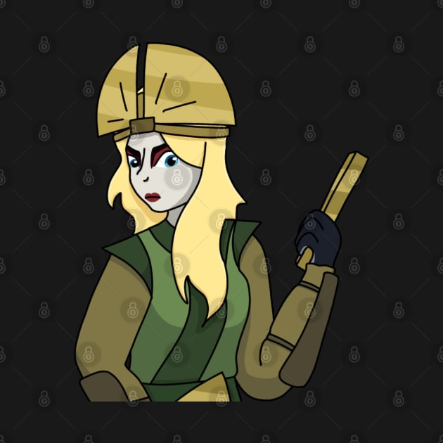 Rachel as Kyoshi by ceolsonart