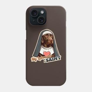 Nun Labrador Retriever Phone Case