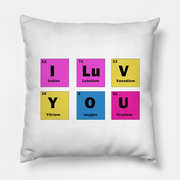 I luv You Pillow by Muahh