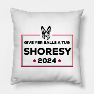 Letterkenny Shoresy for president 2022 - black Pillow