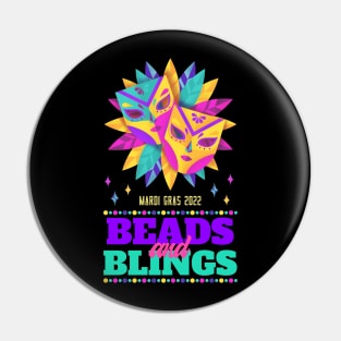 Carnival Party Mardi Gras 2022 Beads And Blings Pin