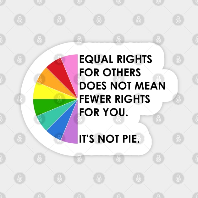 Equal Rights For All! Magnet by Discotish