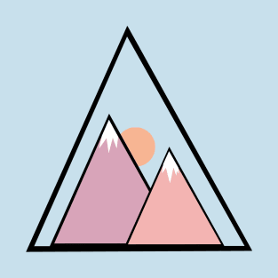 pink mountains T-Shirt