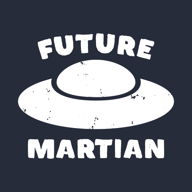 Retro Vintage Sci Fi  Future Martian UFO by happinessinatee