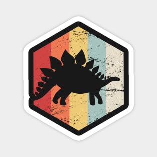 Retro 70s Stegosaurus Magnet