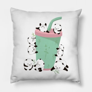 Cute pandas Pillow