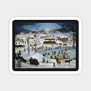 grandma moses Magnet