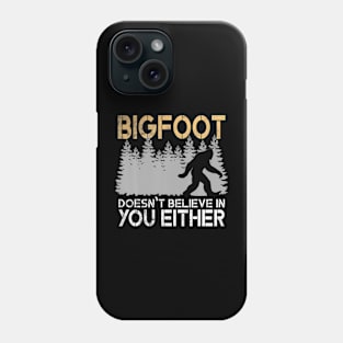 Bigfoot Sasquatch Father Day Bigfoot Phone Case