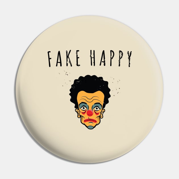 Fake Happy Clown Pin by PopCycle