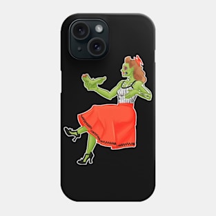 Zombie Girl Contemplation Phone Case