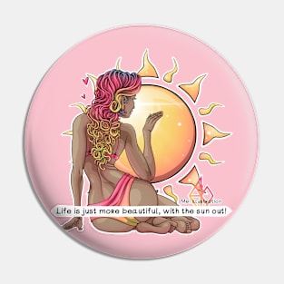 Reva in the Sun - text Pin