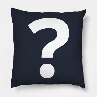 A question mark Pillow