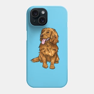 Cute Red Cocker Spaniel Dog Phone Case