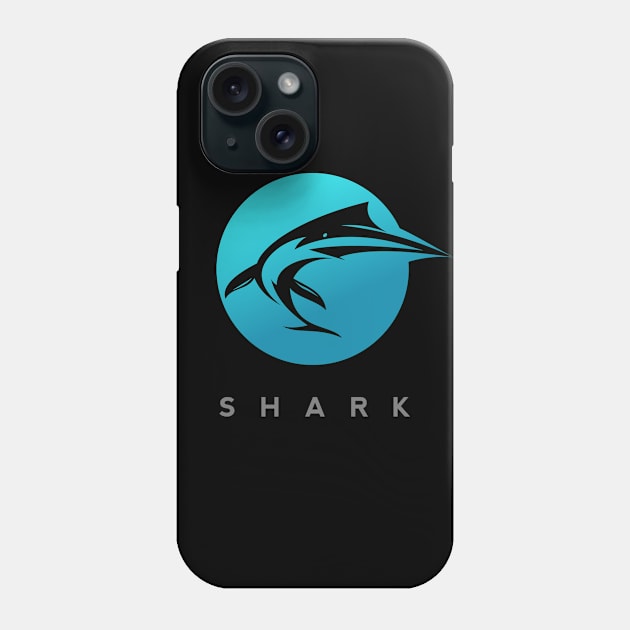 Shark Phone Case by Whatastory