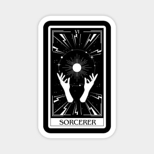 Sorcerer Tarot Card D&D Nat 20 Dungeons & Dragons Magnet