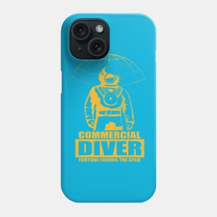 Commercial Diver (Front and Back logo) Phone Case