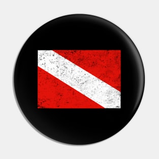 Dive Flag Scuba Diving Pin